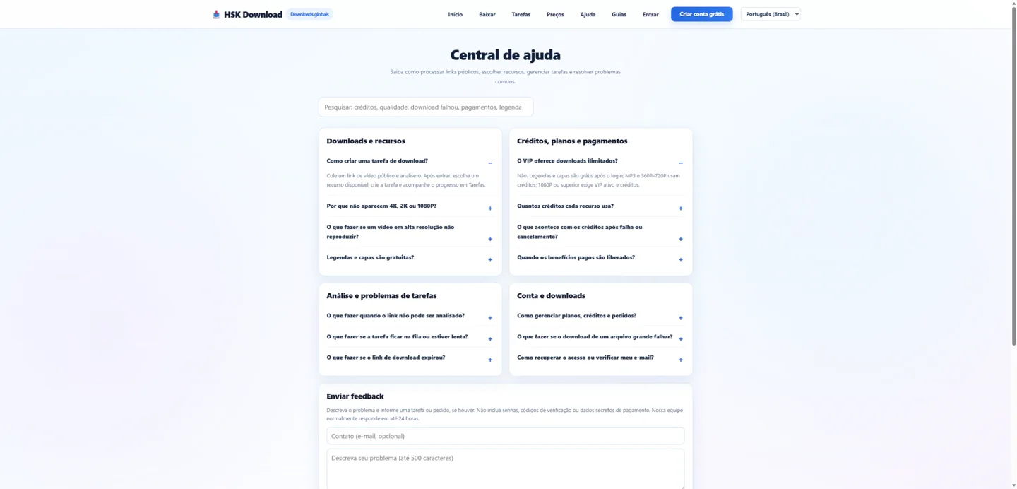 baixar do youtube: central de ajuda real em português para recursos e tarefas